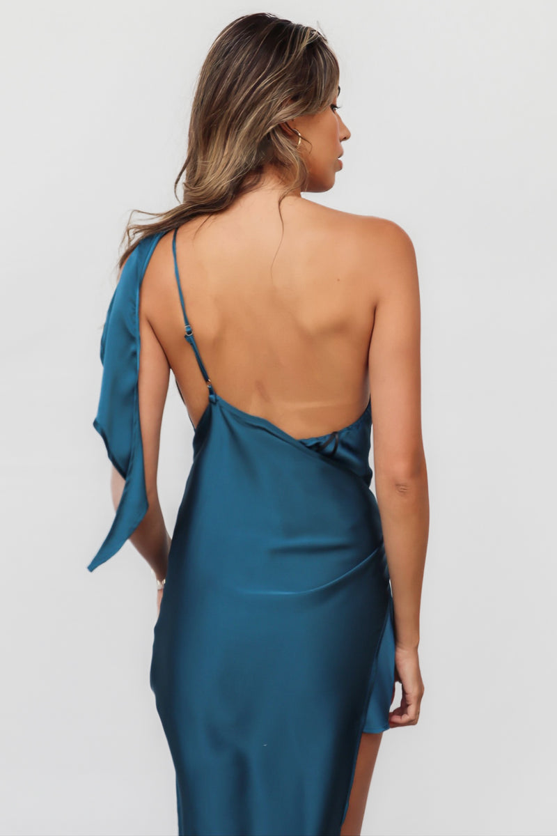 Maxine Midi Dress - Teal