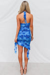 Naya Mini Dress - Blue Print