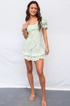 Nora Mini Dress - Mint