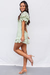 Nora Mini Dress - Mint