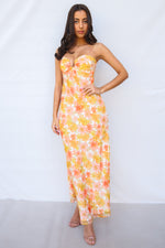 Nova Maxi Dress - Yellow Floral