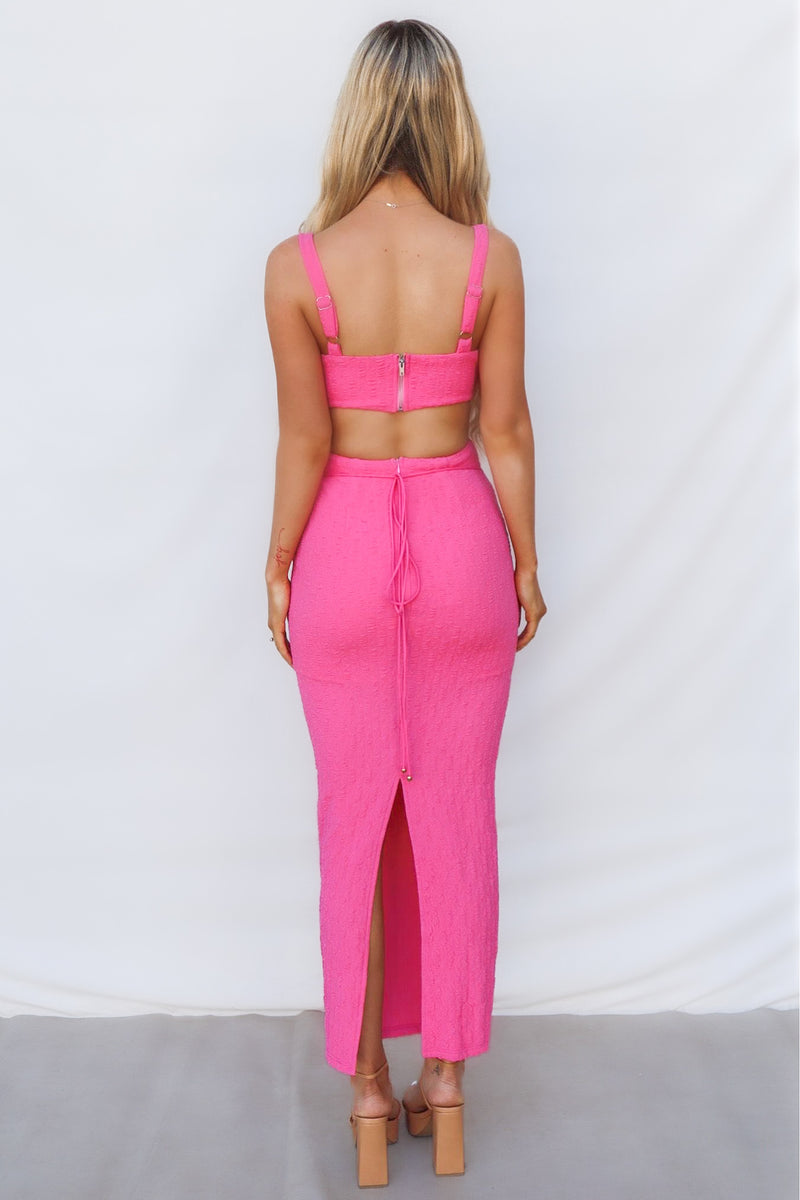 Novi Maxi Dress - Hot Pink