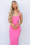 Novi Maxi Dress - Hot Pink