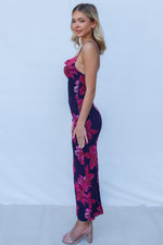 Oscar Maxi Dress - Pink Floral