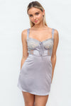 Palmer Mini Dress - Grey