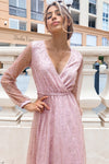 Gabrielle Glitter Gown - Blush Pink