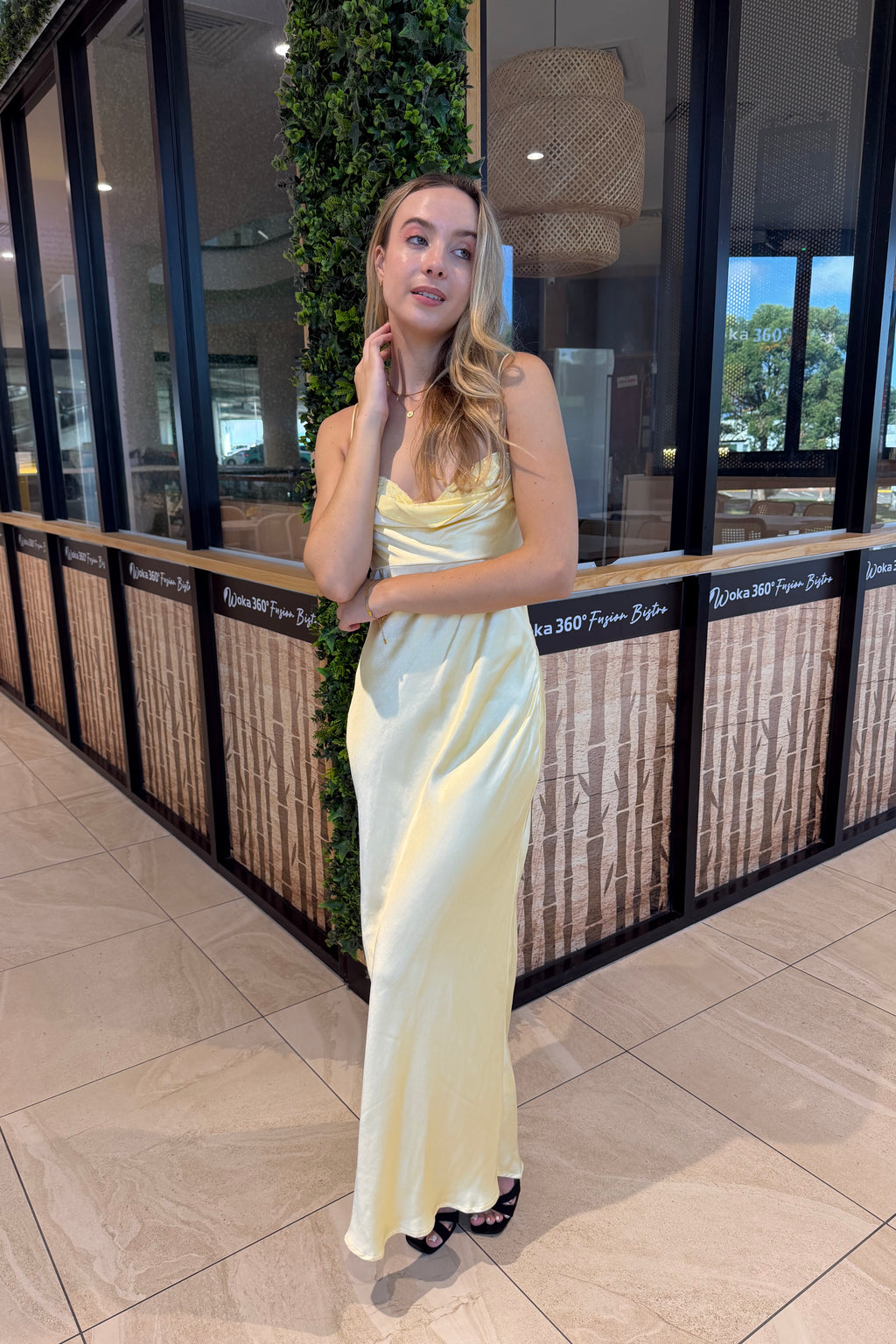 Payne Maxi Dress - Yellow - Runway Goddess