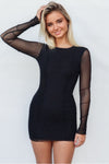 Raelynn Mini Dress - Black