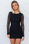 Raelynn Mini Dress - Black