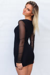 Raelynn Mini Dress - Black