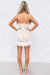 Ramina Mini Dress - White/Beige