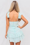 Renoir Mini Dress - Mint