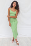 Rhonny Maxi Dress - Apple