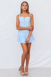 Ria Mini Dress - Blue