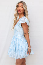 Sander Mini Dress - Blue