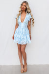 Sander Mini Dress - Blue