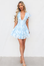 Sander Mini Dress - Blue