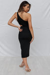 Sheba Midi Dress - Black