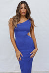 Sheba Midi Dress - Blue