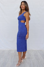 Sheba Midi Dress - Blue