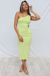 Sheba Midi Dress - Lime