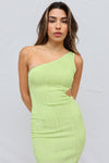 Sheba Midi Dress - Lime