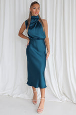 Sherie Midi Dress - Teal