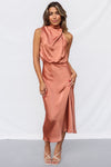 Sherie Midi Dress - Copper