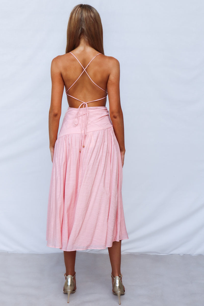 Spinosa Midi Dress - Blush