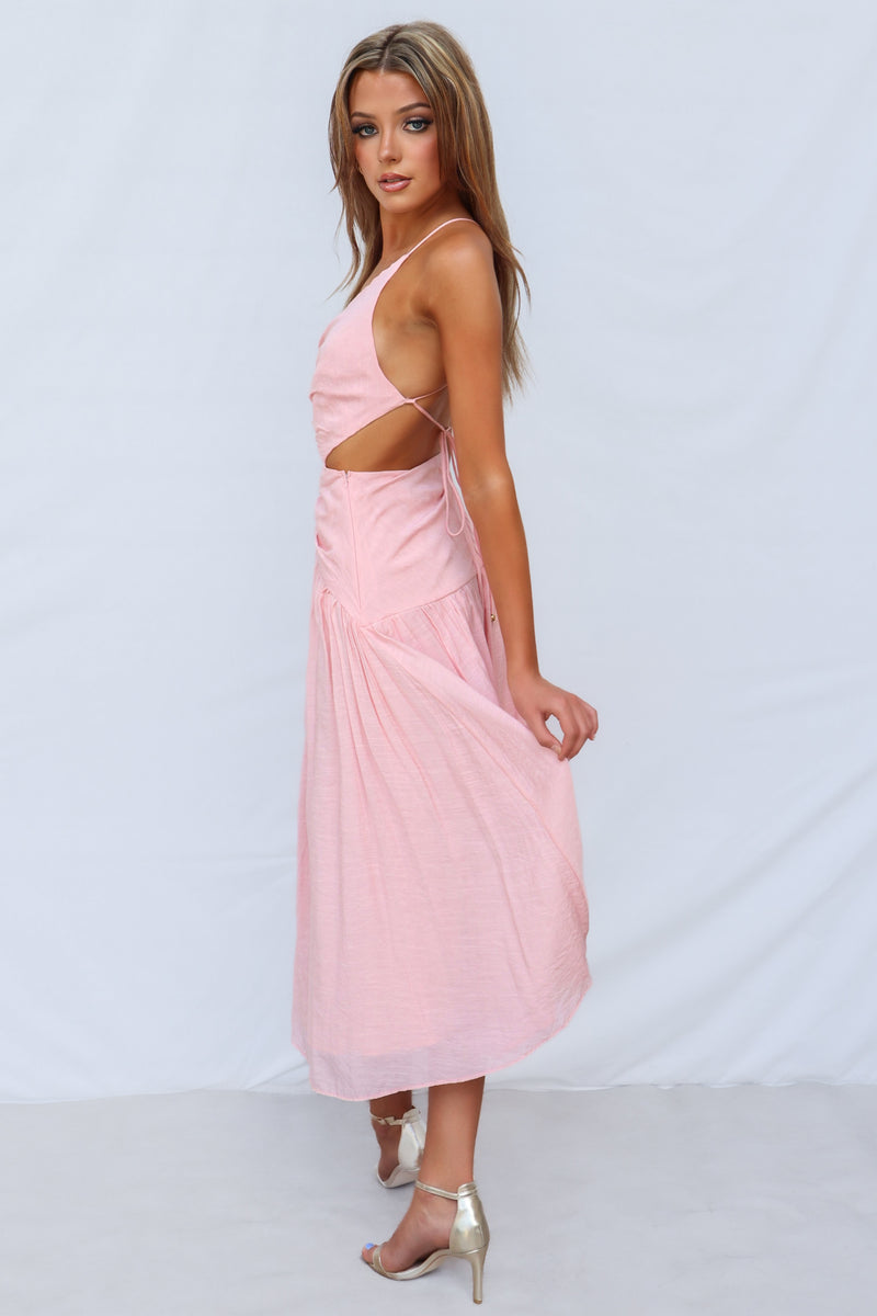 Spinosa Midi Dress - Blush