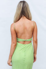 Splice Maxi Dress - Lime