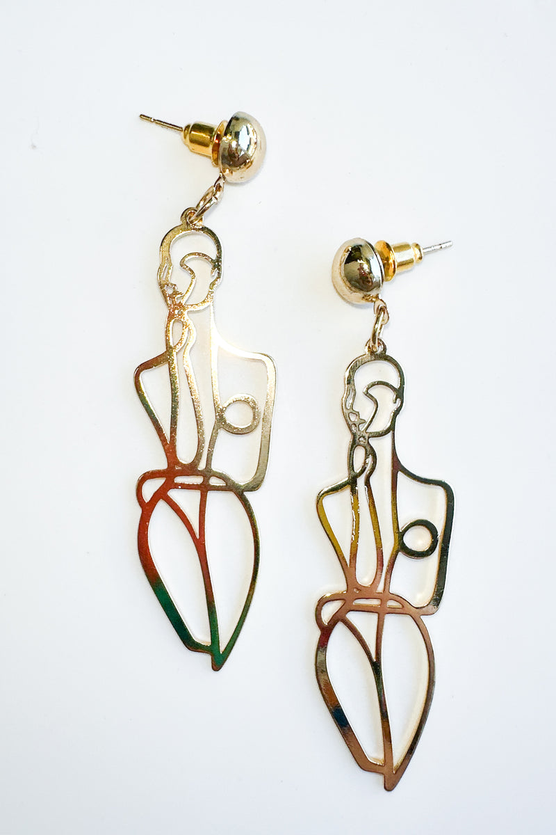 Sutton Earrings - Gold