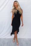 Tabitha Midi Dress - Black