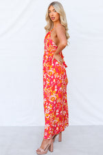 Tahnee Maxi Dress - Orange Multi