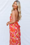 Tahnee Maxi Dress - Orange Multi