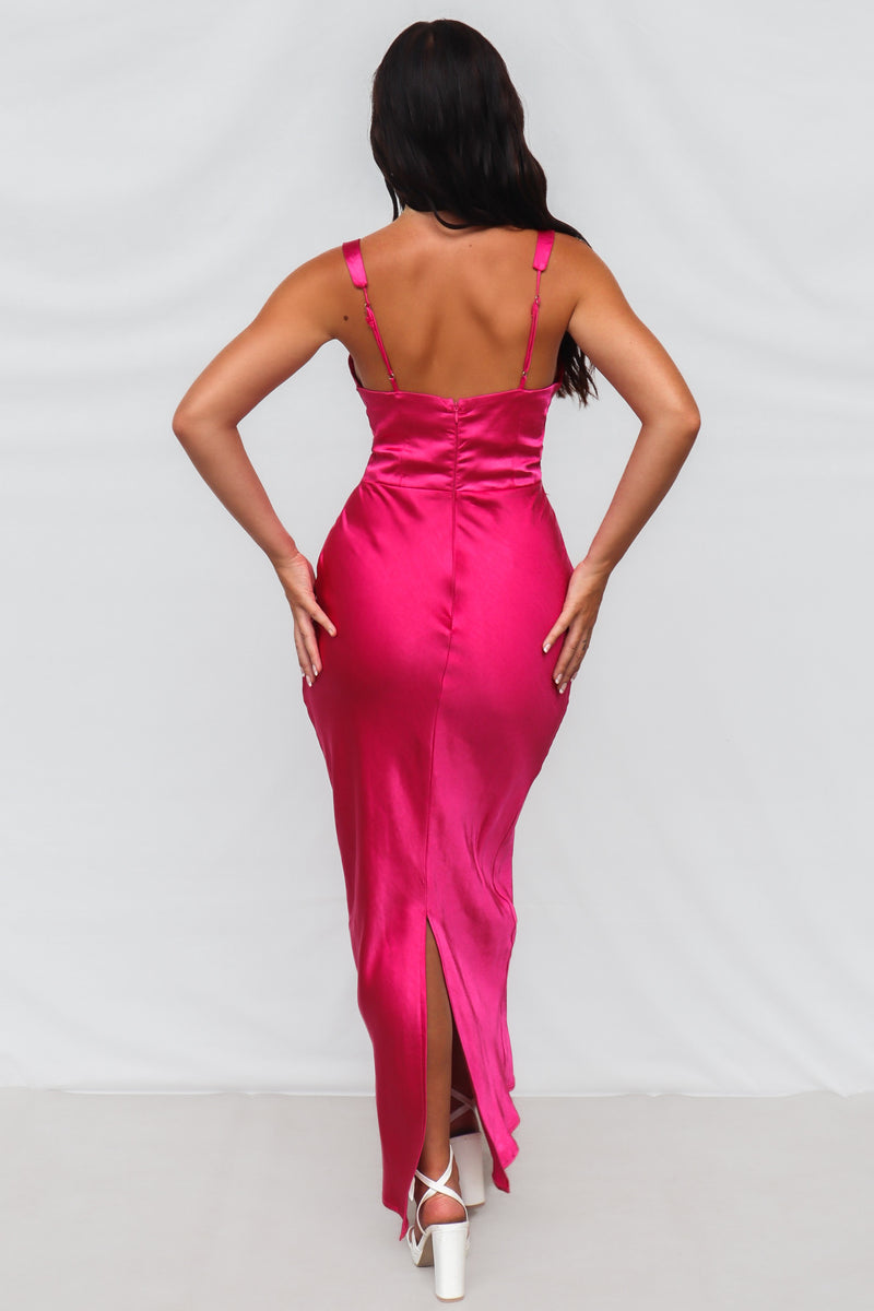 Tana Maxi Dress - Hot Pink