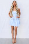 Tara Mini Dress - Blue