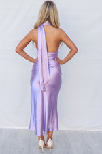 Taryn Midi Dress - Lilac