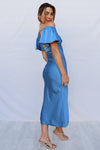 Tiara Midi Dress - Blue