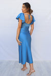 Tiara Midi Dress - Blue