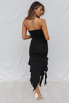 Ventia Midi Dress - Black