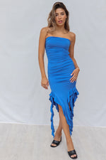 Ventia Midi Dress - Blue