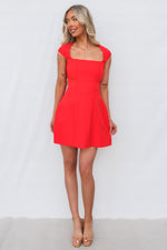 Vespera Mini Dress - Red