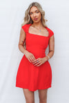 Vespera Mini Dress - Red