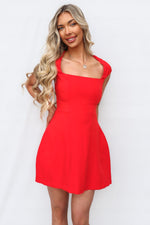 Vespera Mini Dress - Red
