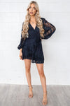 Vienna Lace Dress - Navy