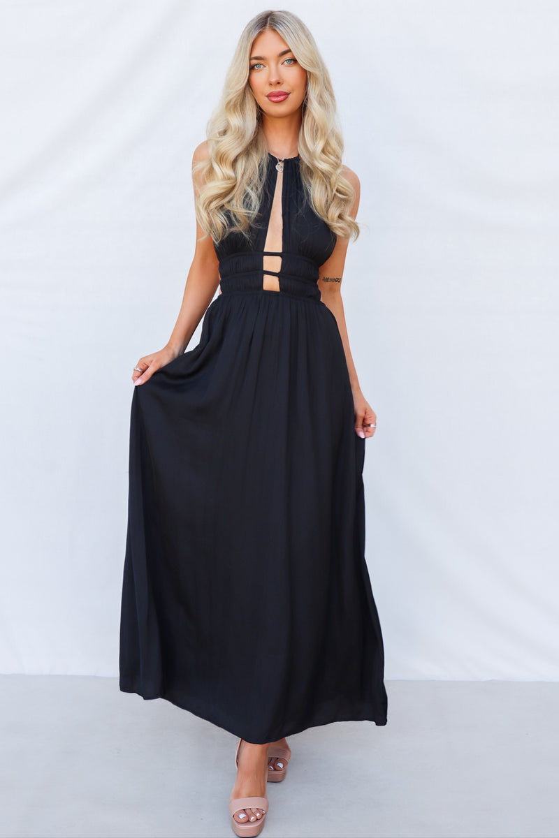 Viera Maxi Dress - Black