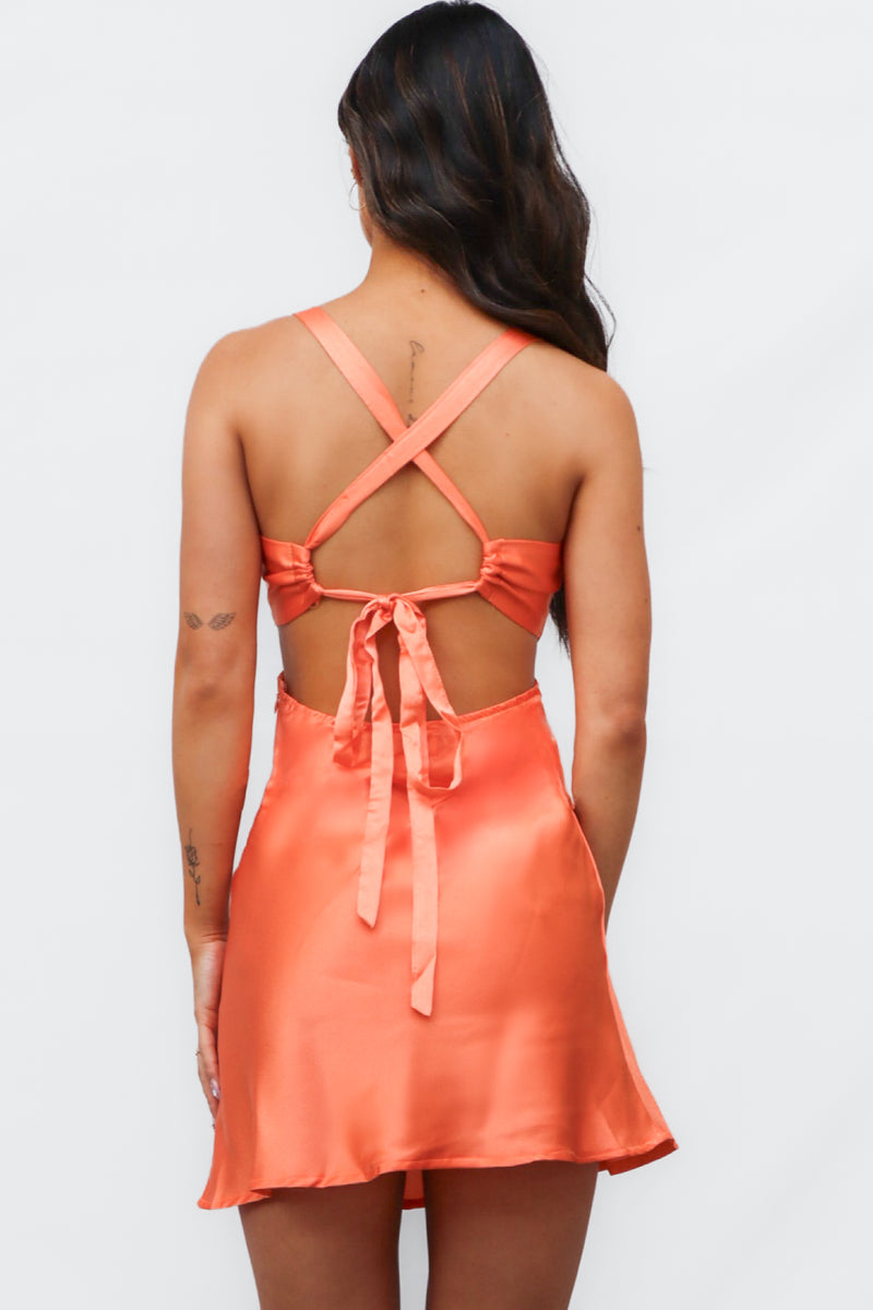Vini Mini Dress - Orange