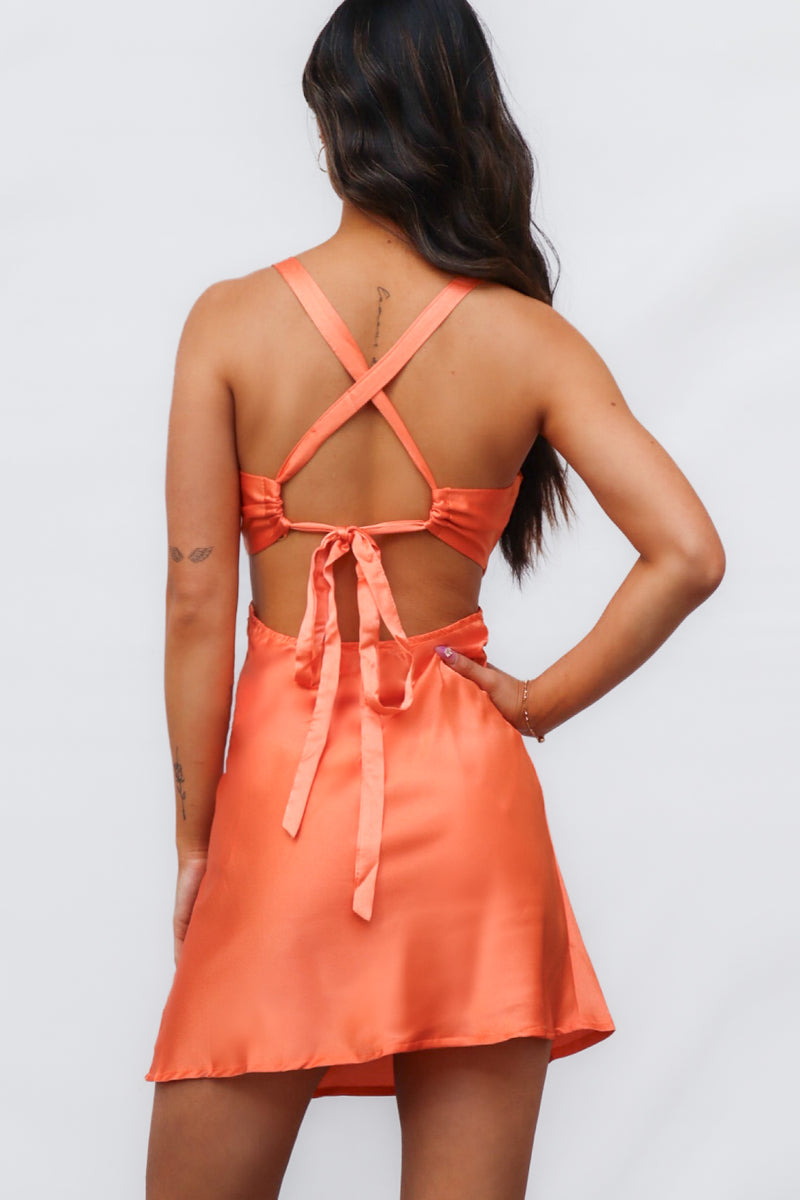 Vini Mini Dress - Orange