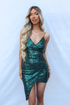 Wildheart Mini Dress - Green